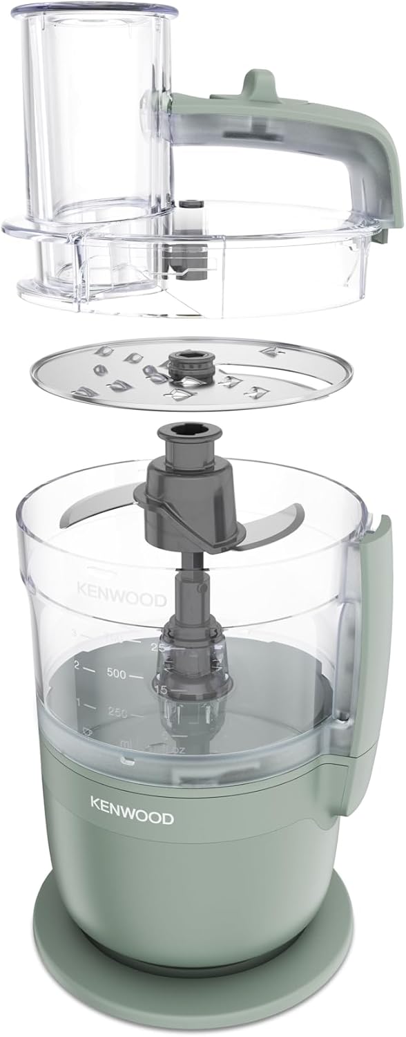 MultiPro Küchenmaschine mit Mixer-Aufsatz, Mit Standmixer-Aufsatz, 900W Eukalyptusgrün