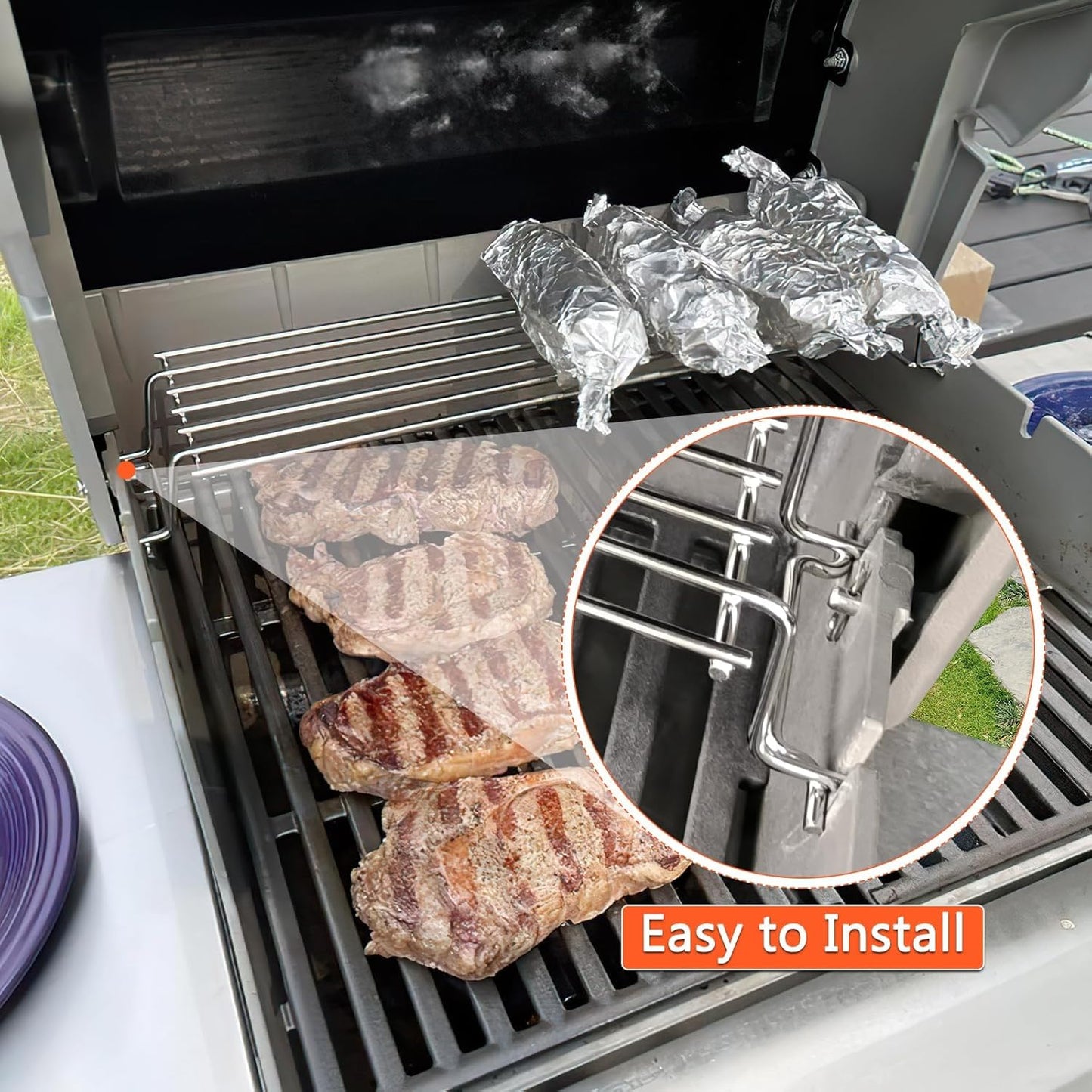 Warmhalterost für Weber Spirit 300 & 900 Grills, 63.5cm