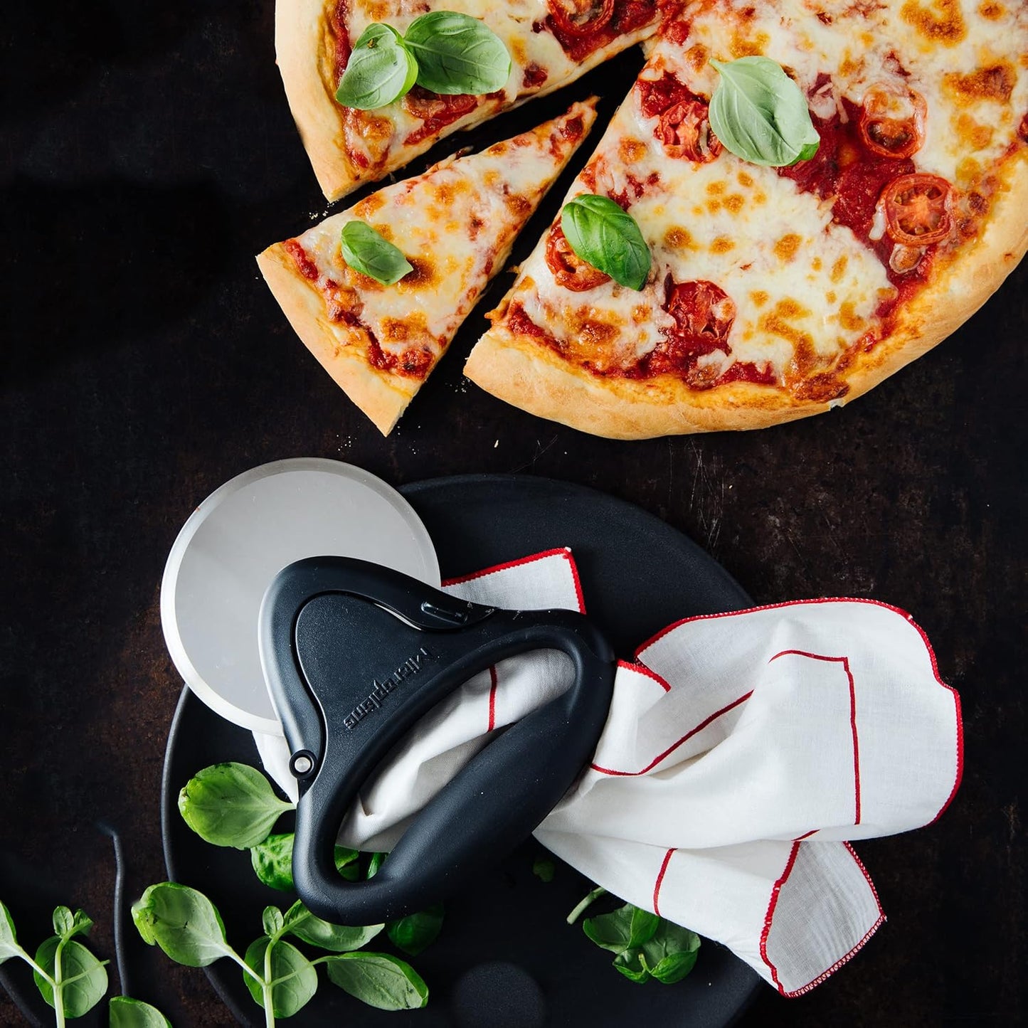 Pizzaschneider, Schwarz (Rad Roller)