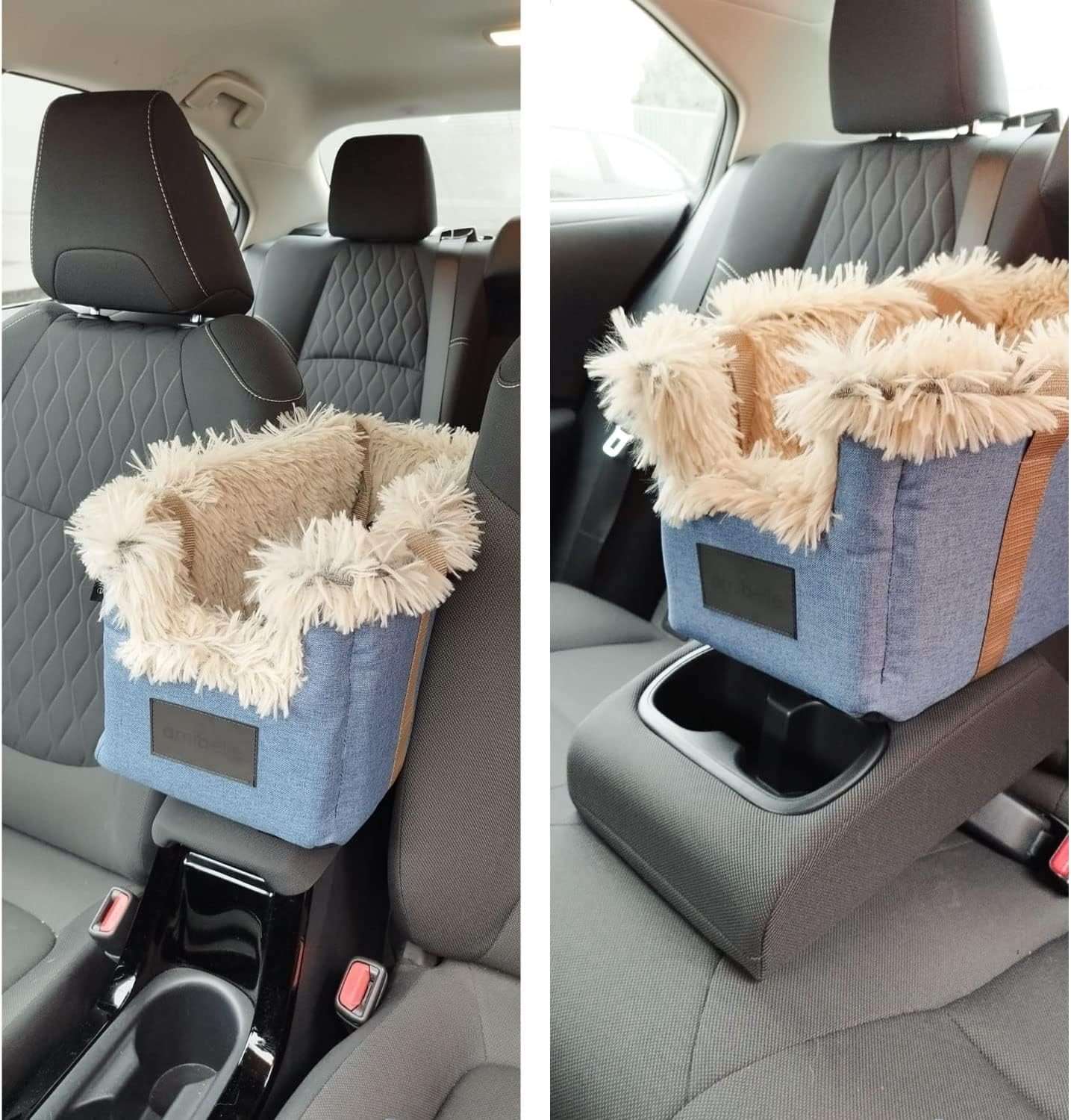 Hunde-Autositz Locky , waschbar und abriebfest, Denim