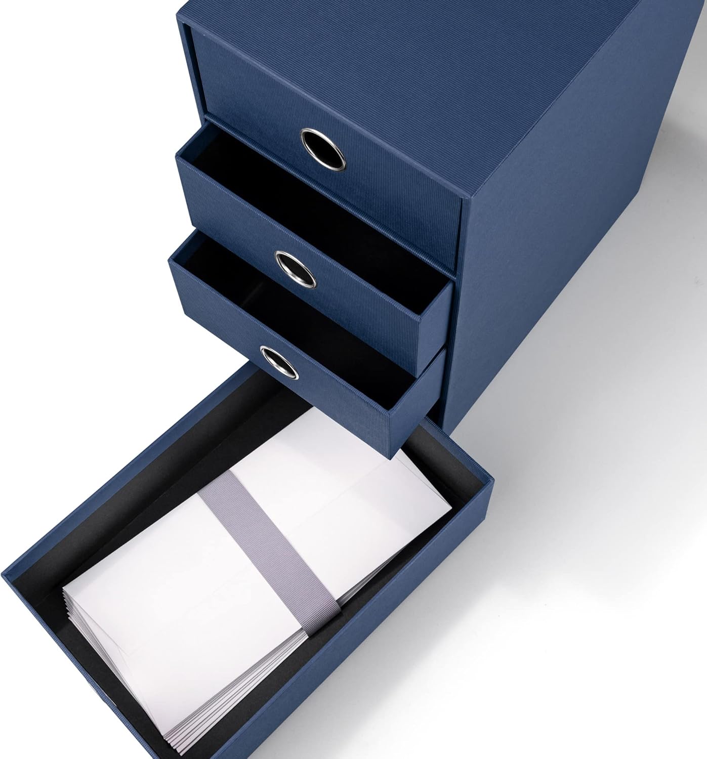 Schubladenbox mit 4 Schubladen, Navy