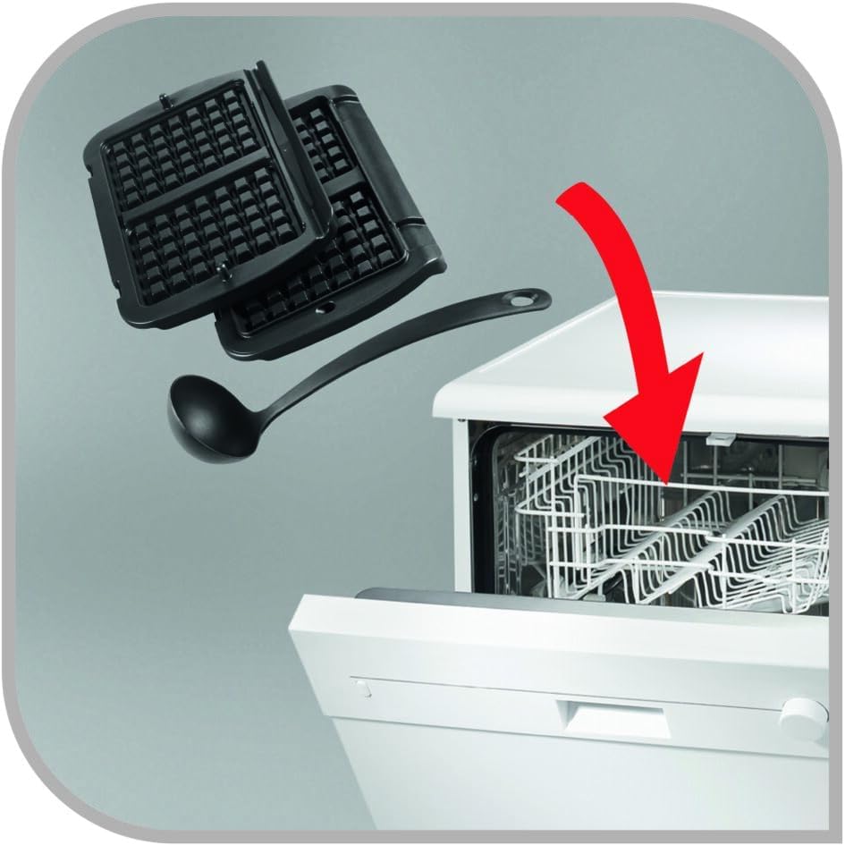 Waffelplatten XA7238 für Optigrill (inkl. Schöpfkelle)