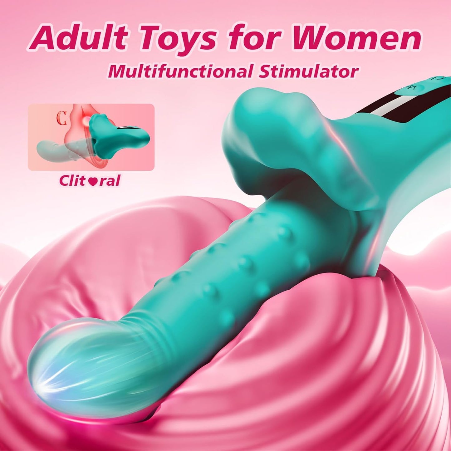 Vibrator für G-Punkt- und Klitorisstimulation, XXL