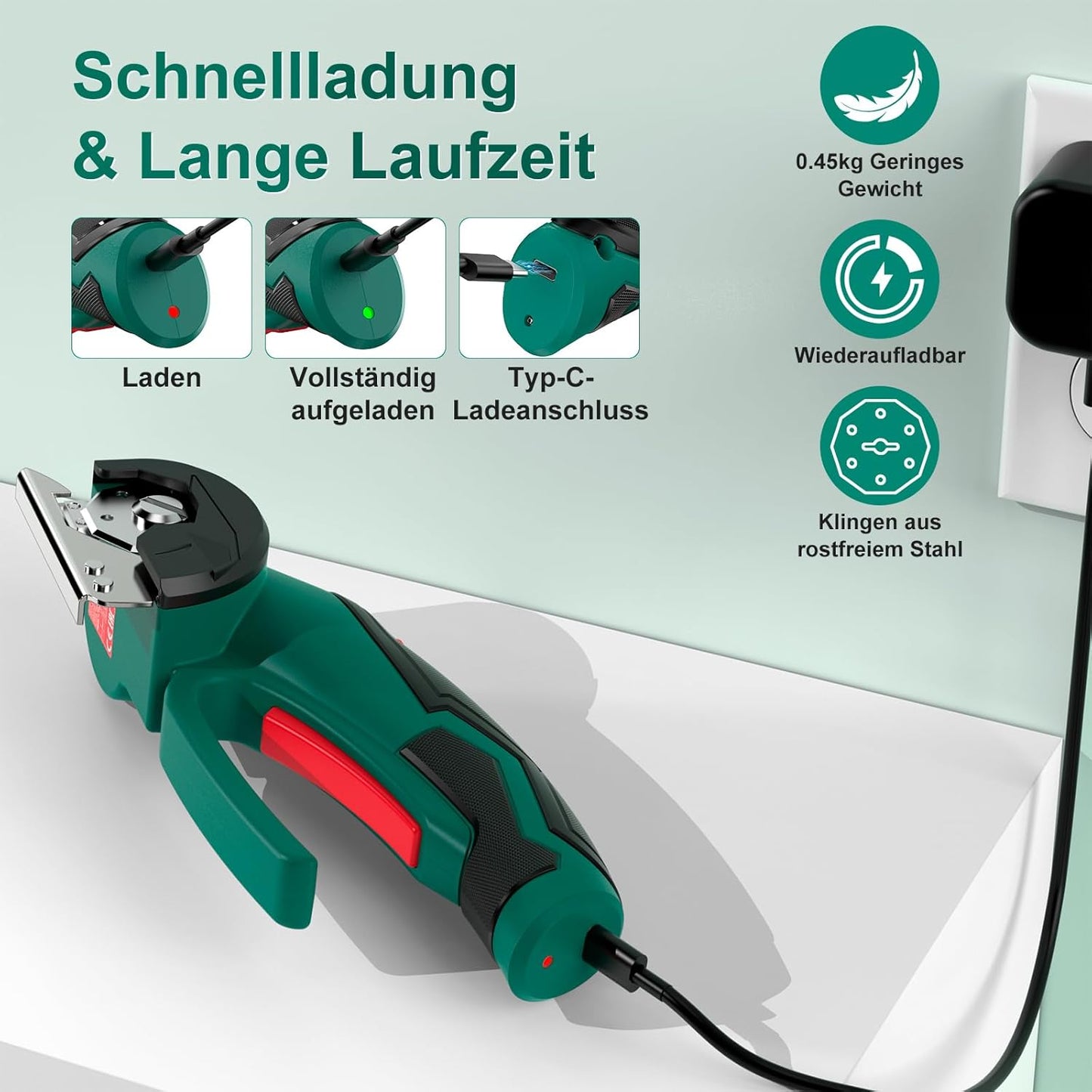 Elektrischer Kartonschneider mit LED Licht