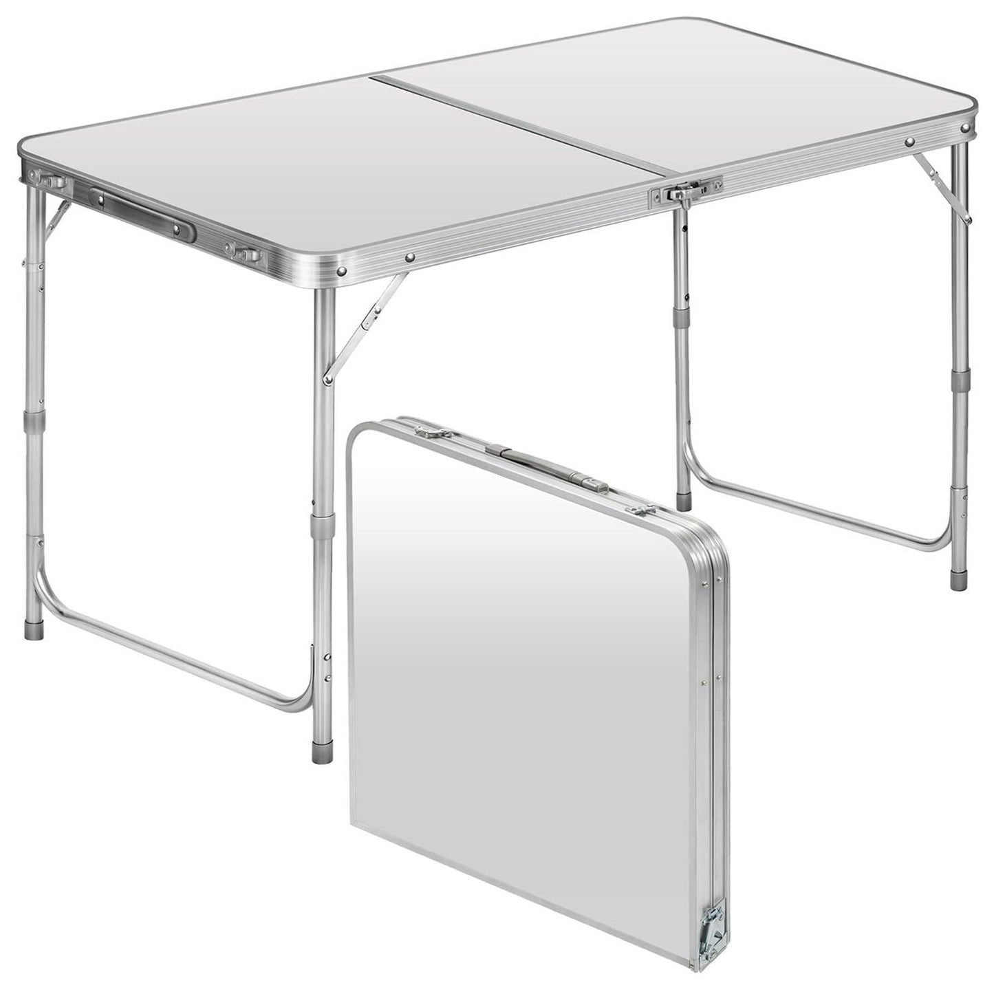 Klappbarer Mehrzwecktisch, Weiss: 120 X 60 Cm