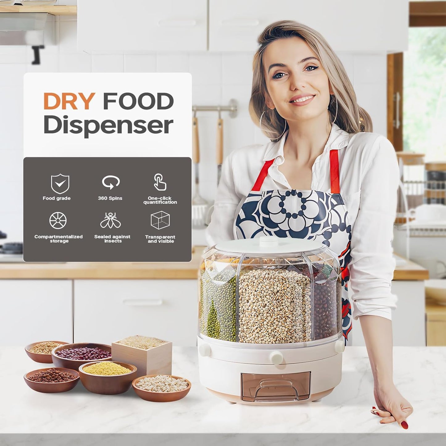 360° Drehbarer Getreidespender, M