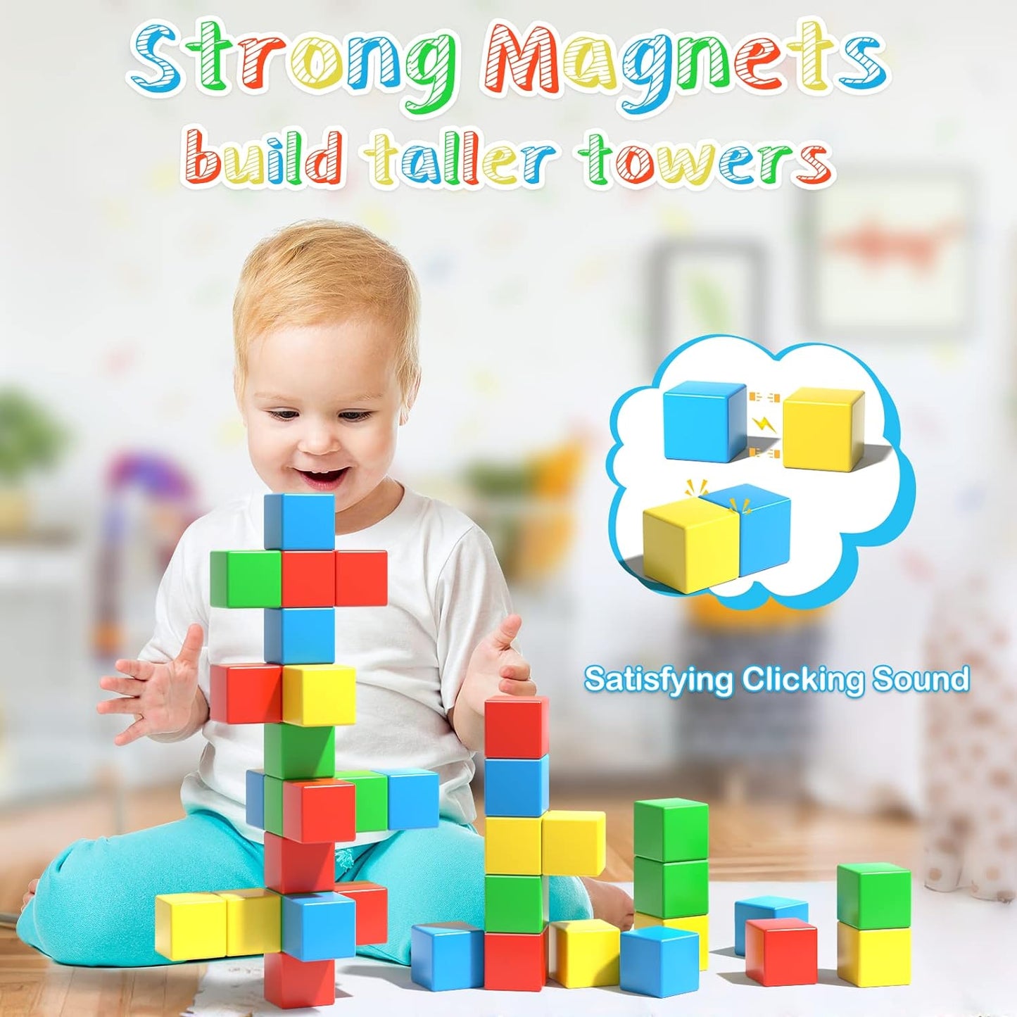 Magnetisches Bausteinset, 28 Stück