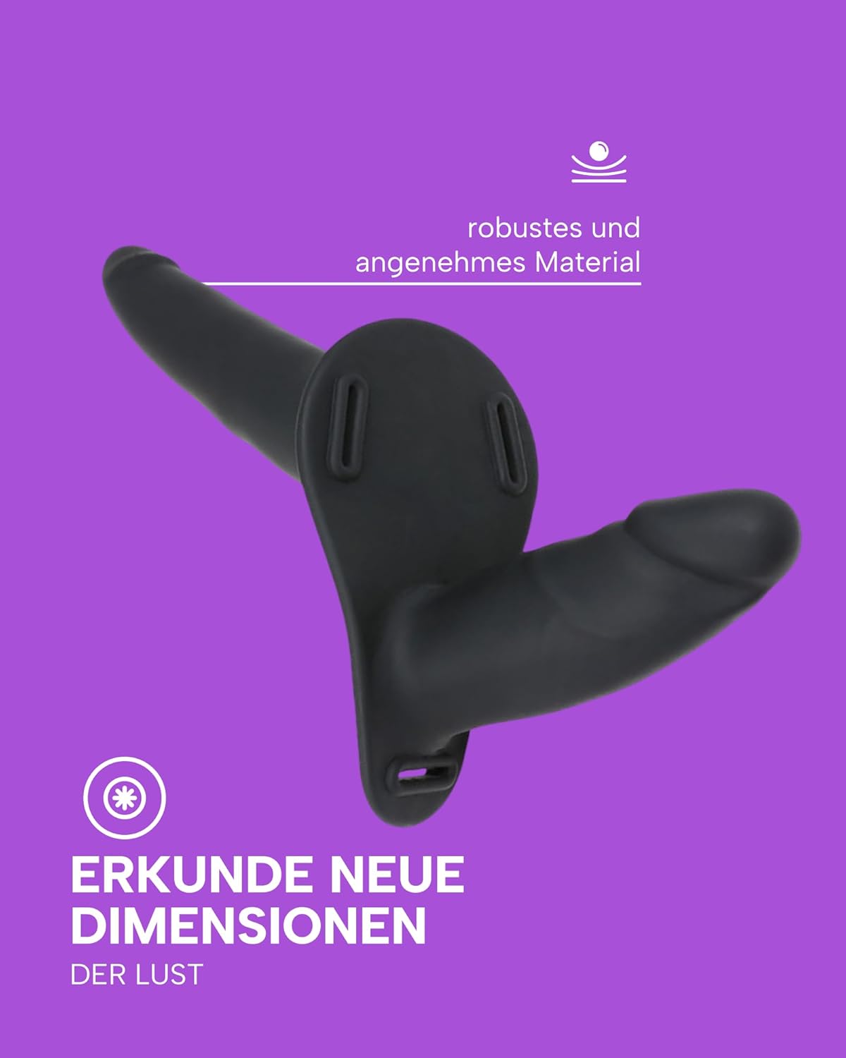 Gordis Strap-On Doppeldildo für Paare, Gordis