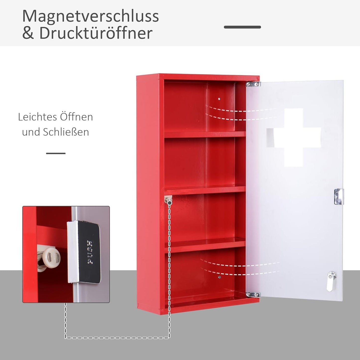 Medizinschrank mit Schloss
