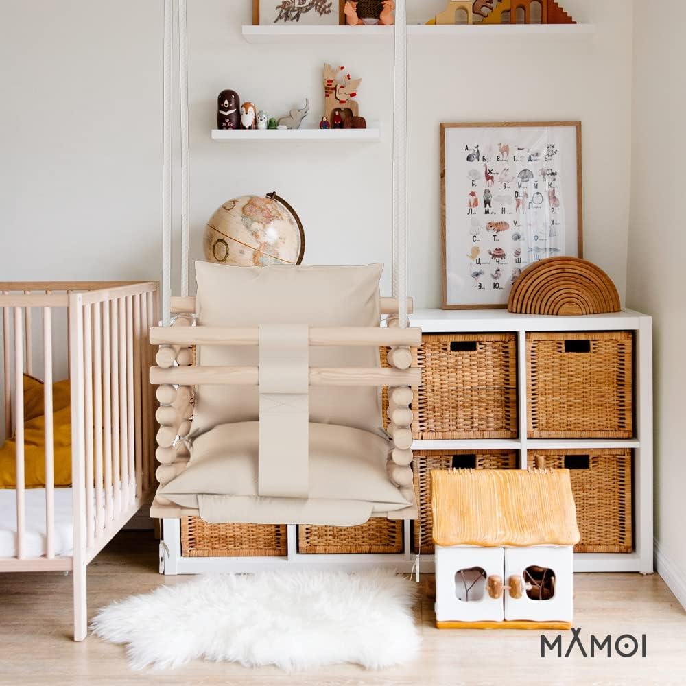 Babyschaukel, Beige