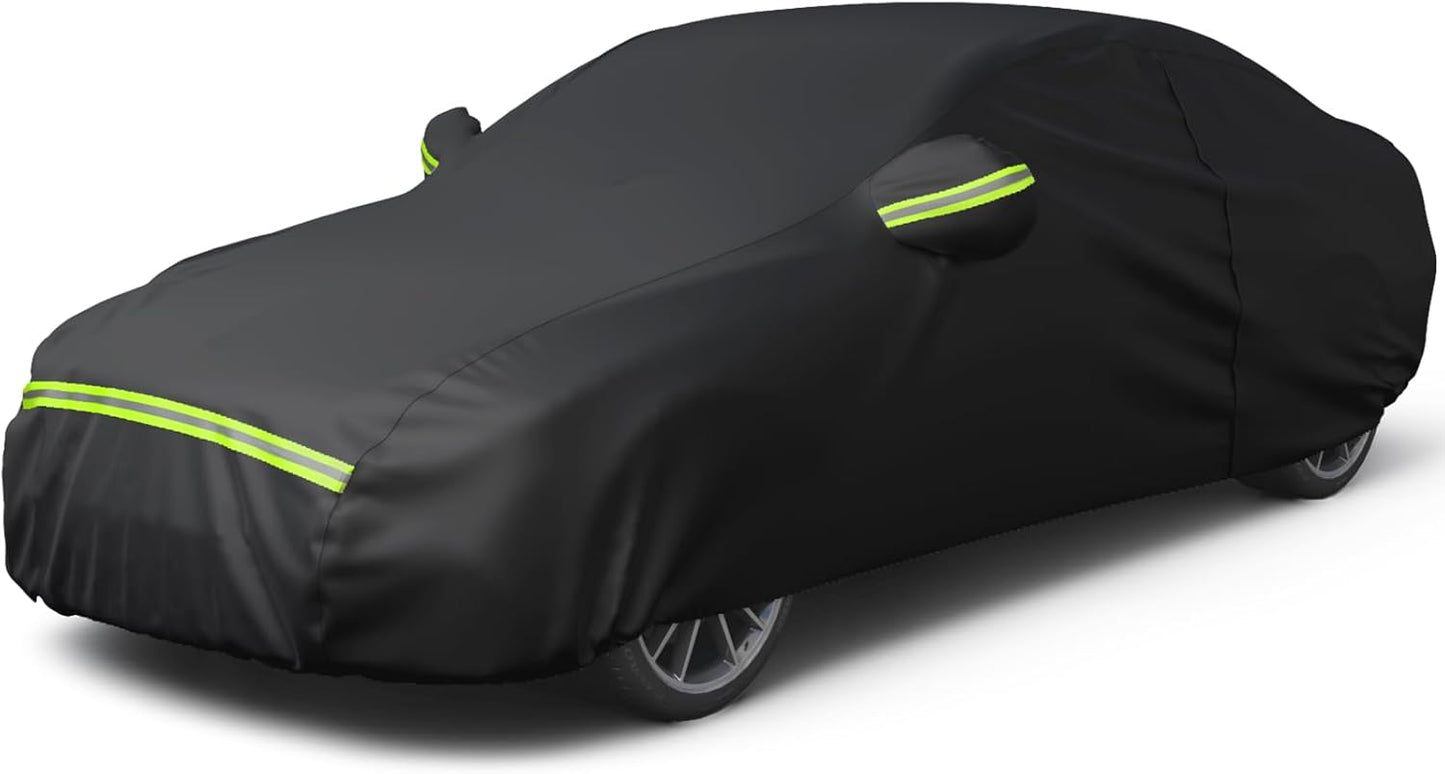 Autoabdeckung für Limousine (450-495 cm), Schwarz 450-495 cm Limousine