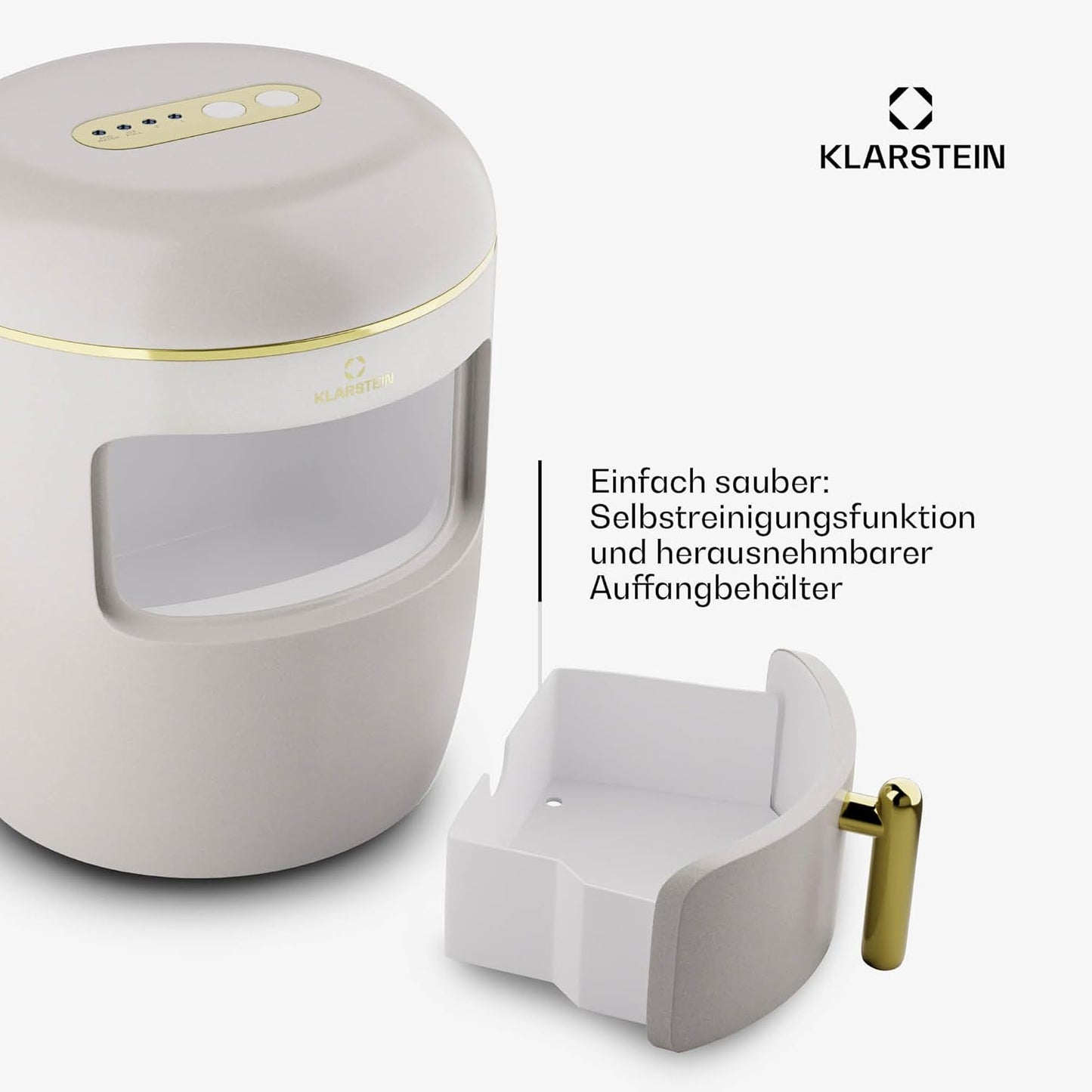 Passau Mini-Eiswürfelmaschine, 15 KG Cream