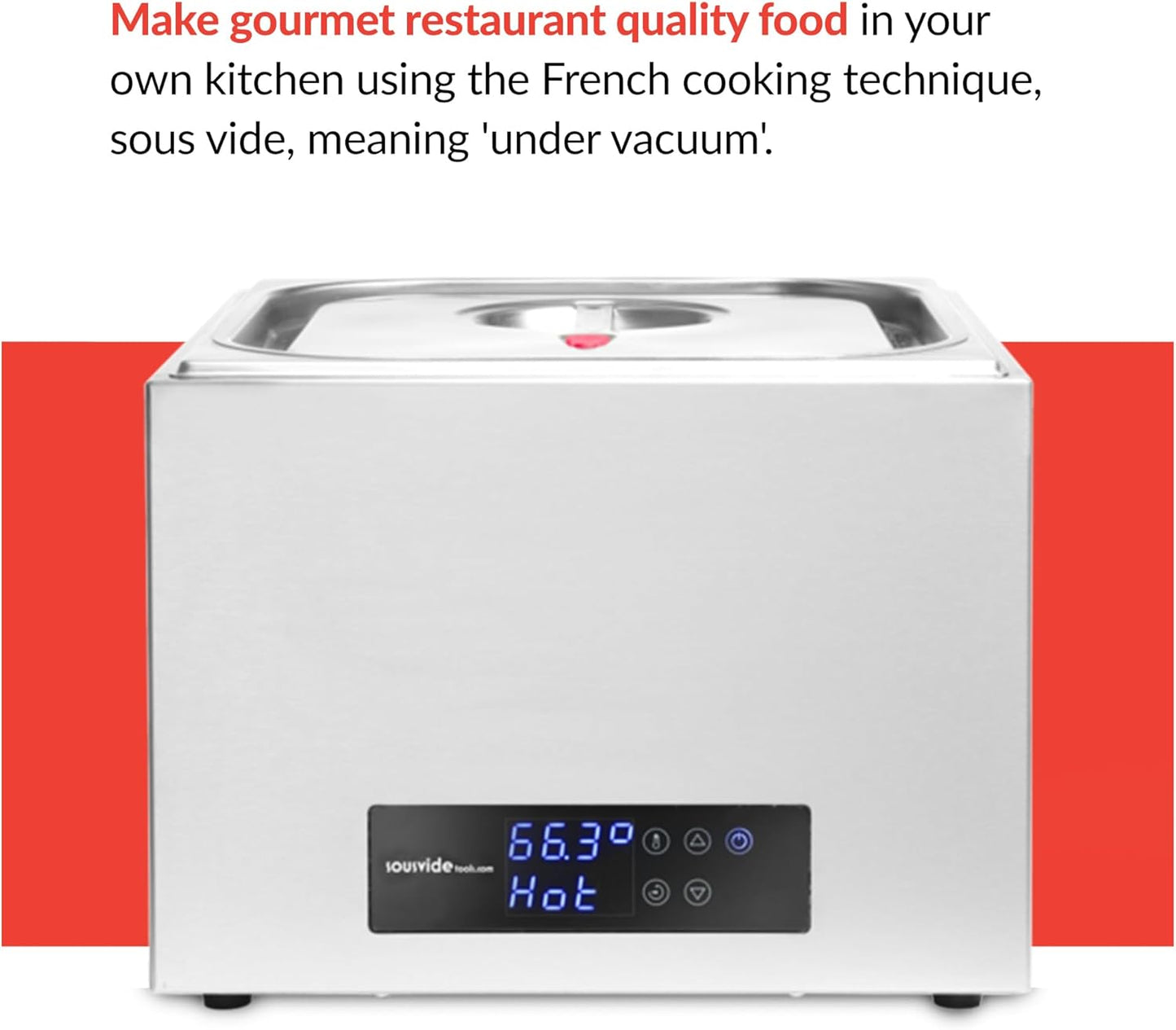 Sous-Vide Wasserbad mit PID-Regler