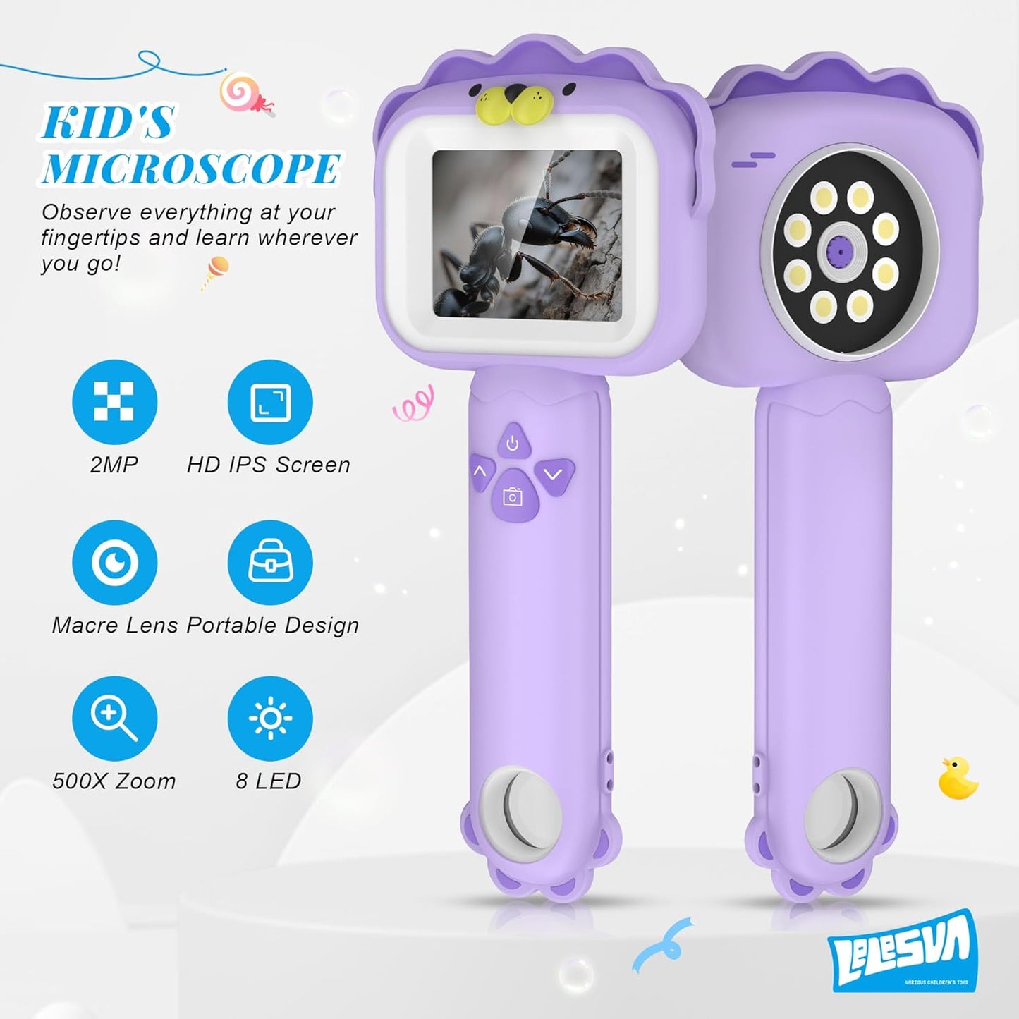 Mini-Taschenmikroskop für Kinder