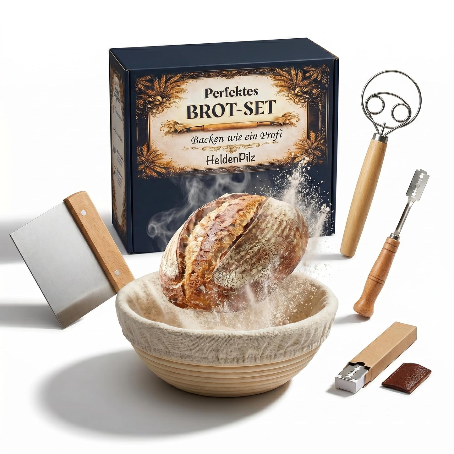 Brotbackset