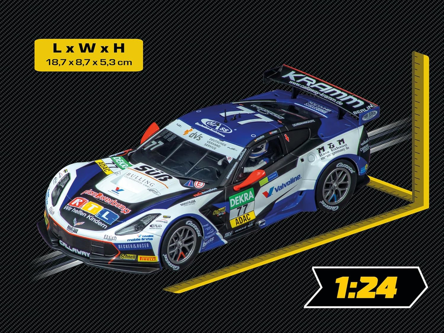 124 Chevrolet Corvette C7 GT3-R Callaway Competition, No.77