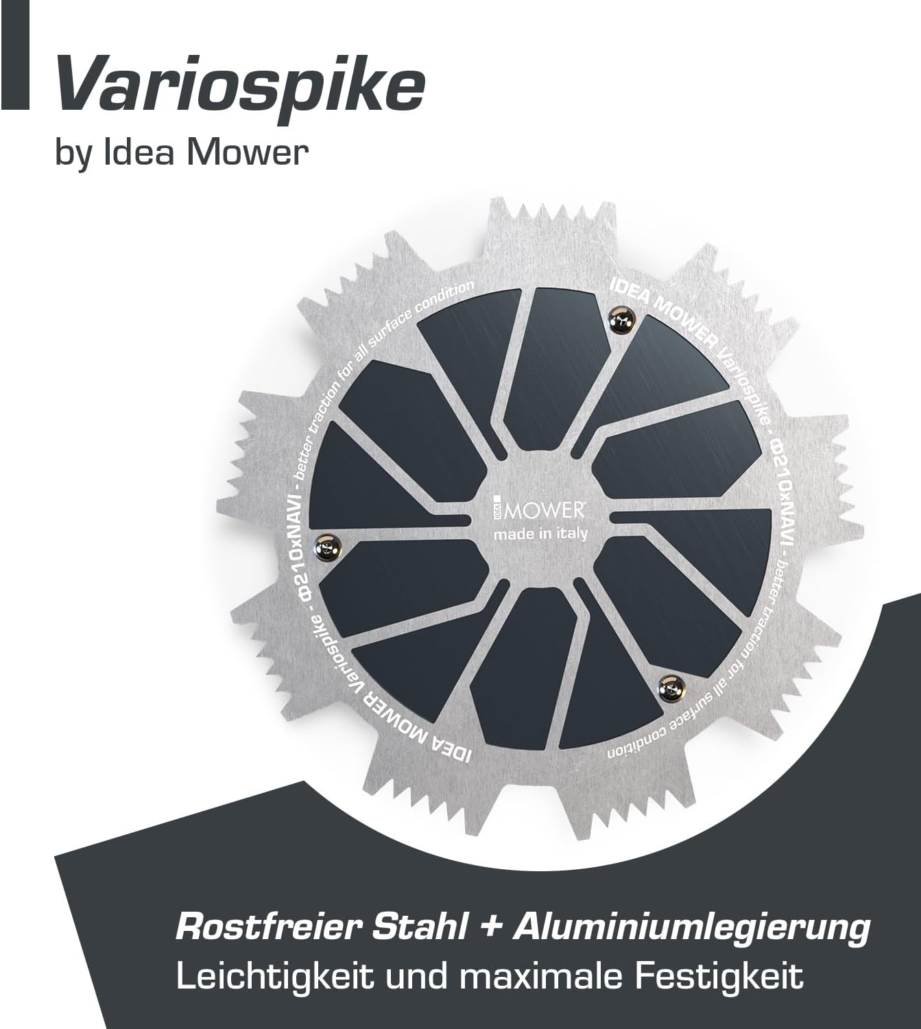 Variospike Mähroboter Spikes