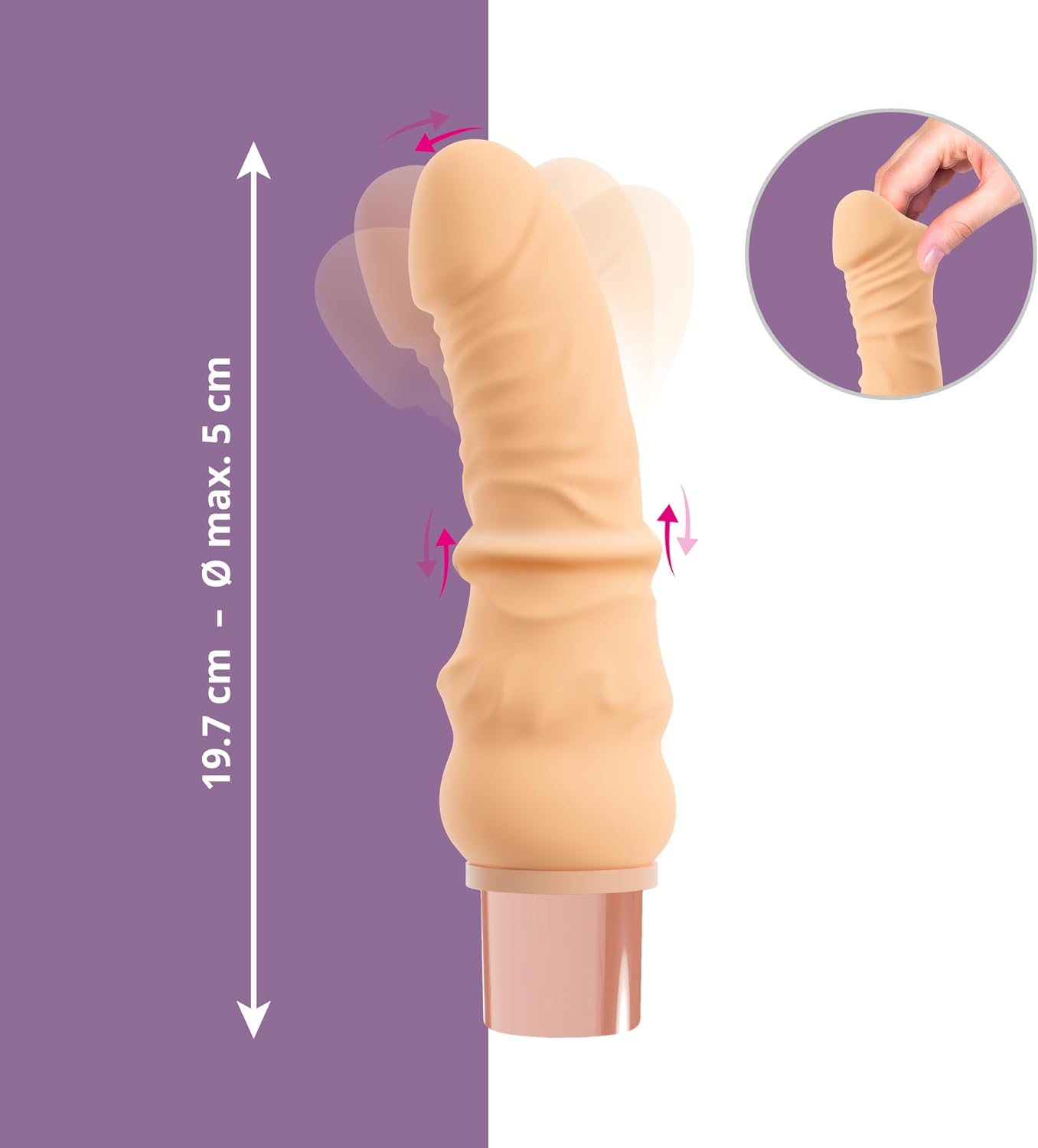 Selon Naturvibrator mit 10 Massage-Modi