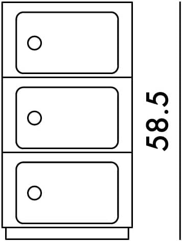 Componibile, 3-fächer, Weiss
