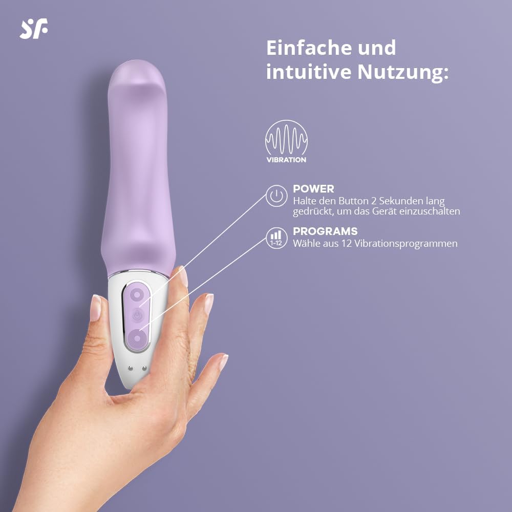 Charming Smile Vibrator 12 Programmen, wasserdicht & wiederaufladbar, Charming Smile