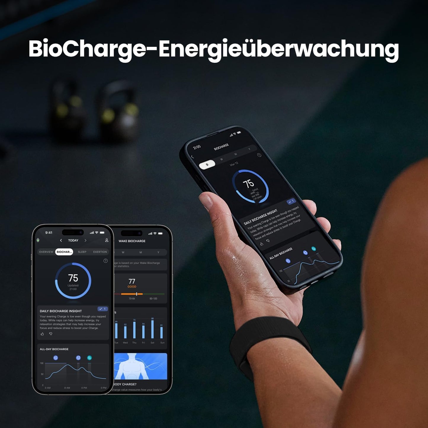 Smart Band Fitness-Tracker mit Herzfrequenz & 27 Sportmodi