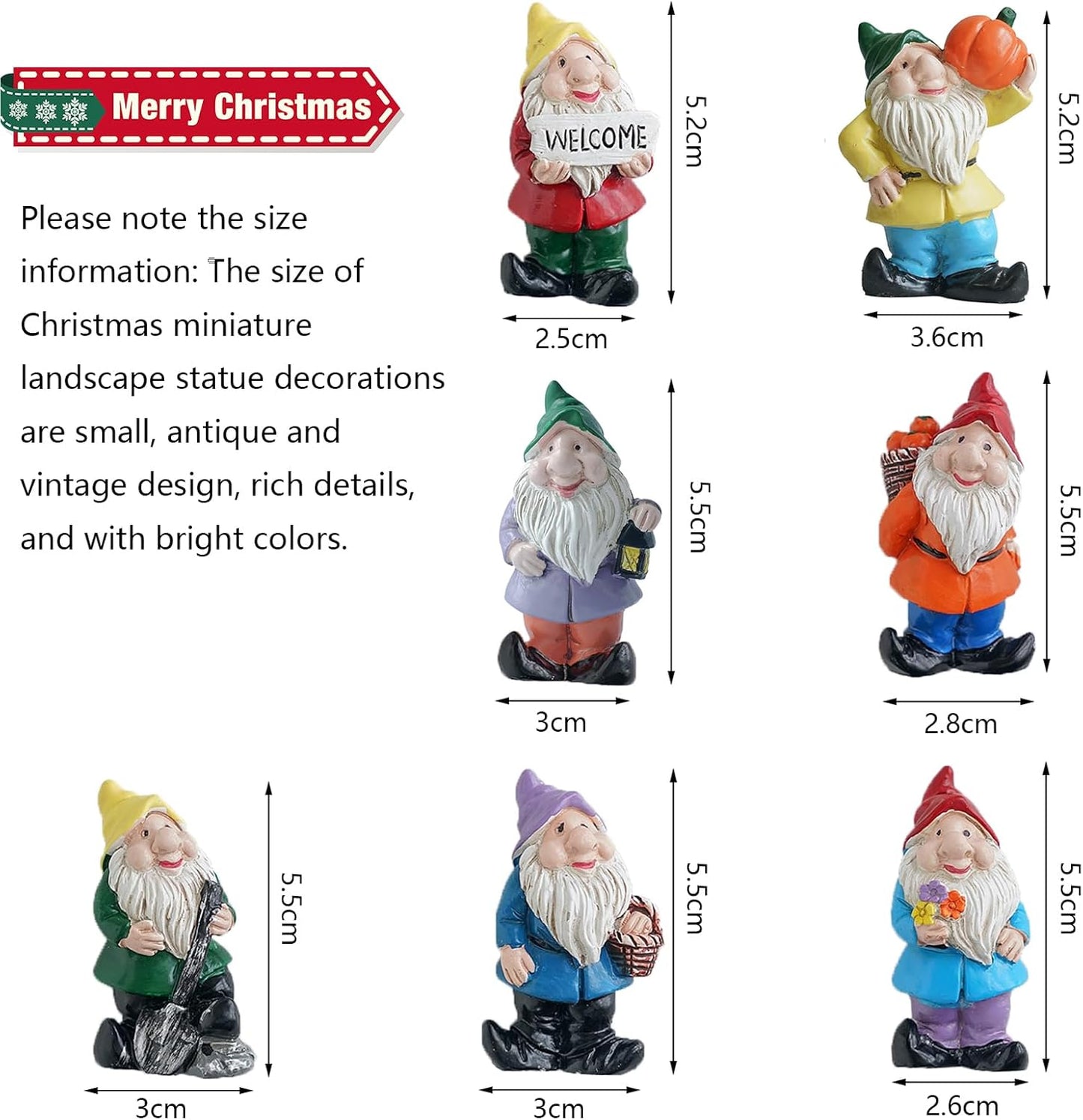 7-teiliges Weihnachtswichtel-Set