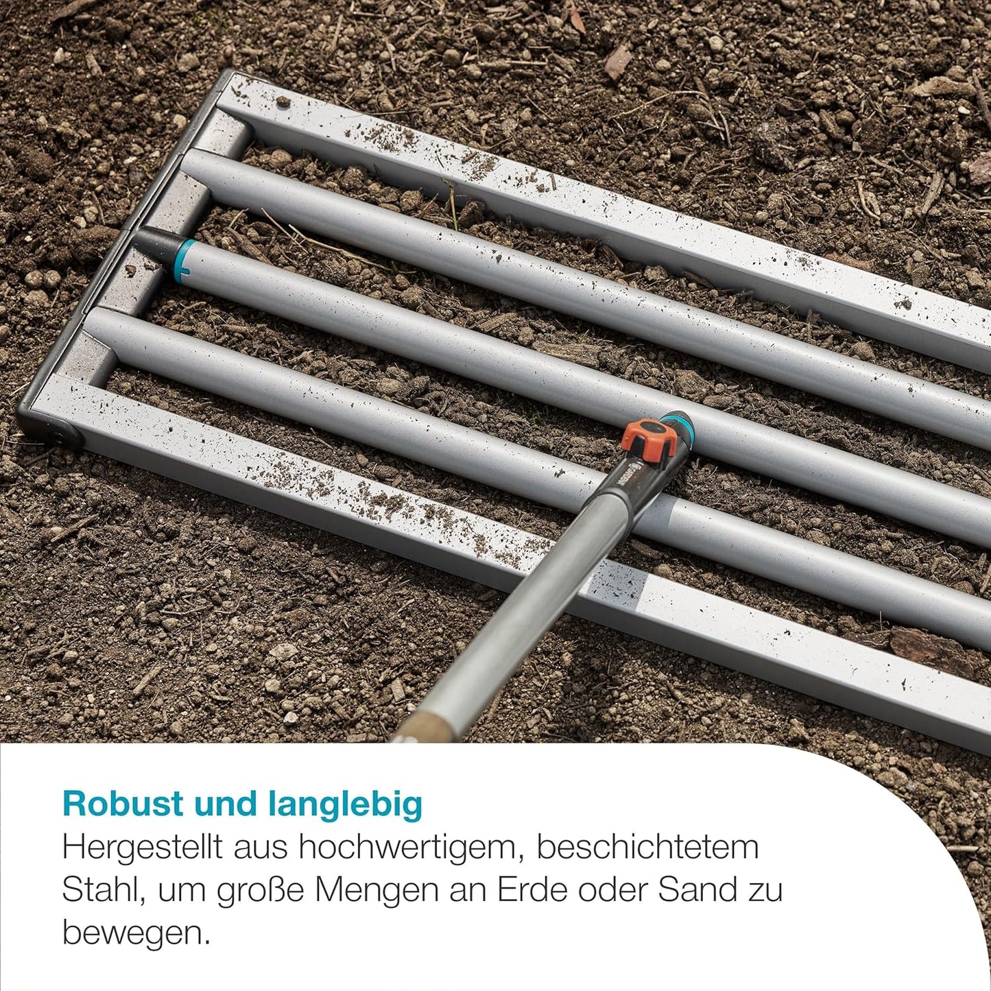 Combisystem Rasen-Rakel, ohne Stiel