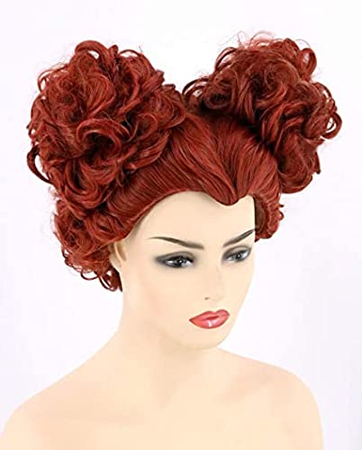 Winifred Sanderson Hexen-Kostümperücke, Rotbraun