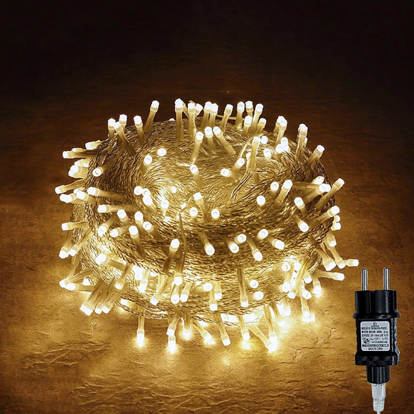 LED-Lichterkette, Warmweiss 200LED
