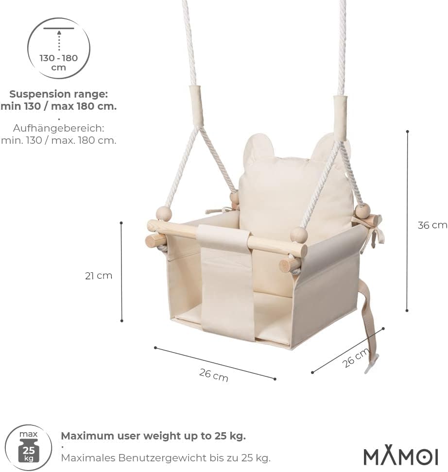 Babyschaukel, Beige