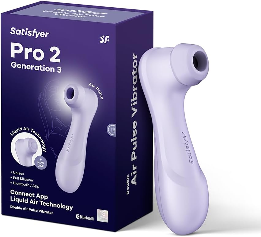 Pro 2 Generation 3 Druckwellenvibrator mit App-Anbindung, flieder