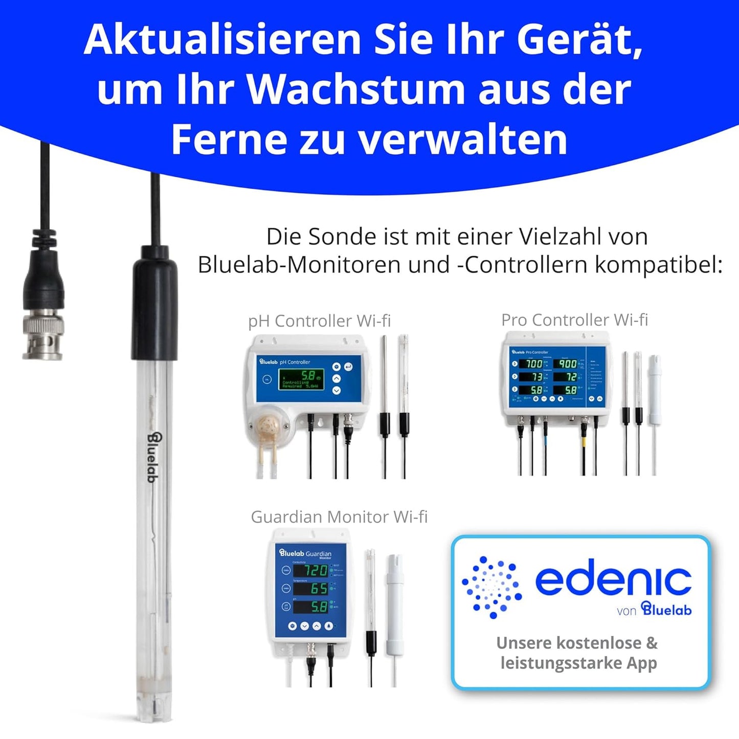 pH-Sonde für Wasser, pH-Sonde (Lösungen)