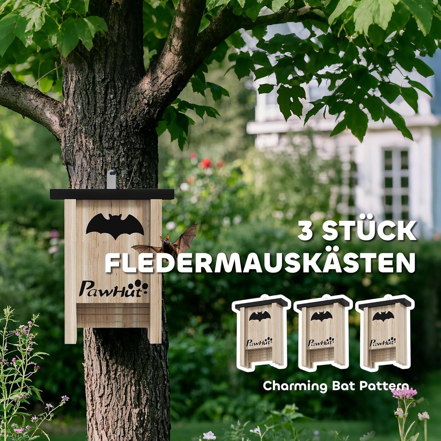 Fledermauskasten Tannenholz Naturholz