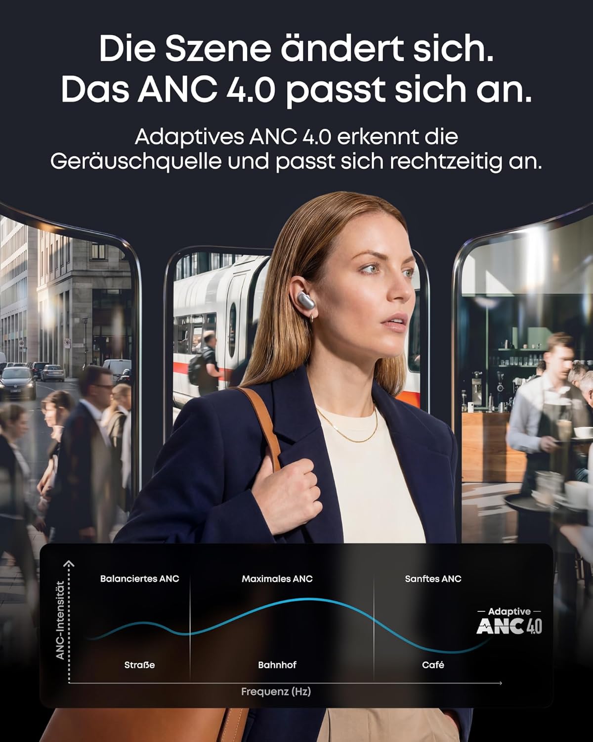 Liberty 5 Pro Noise Cancelling Kopfhörer, Liberty 5 Pro Titanblau