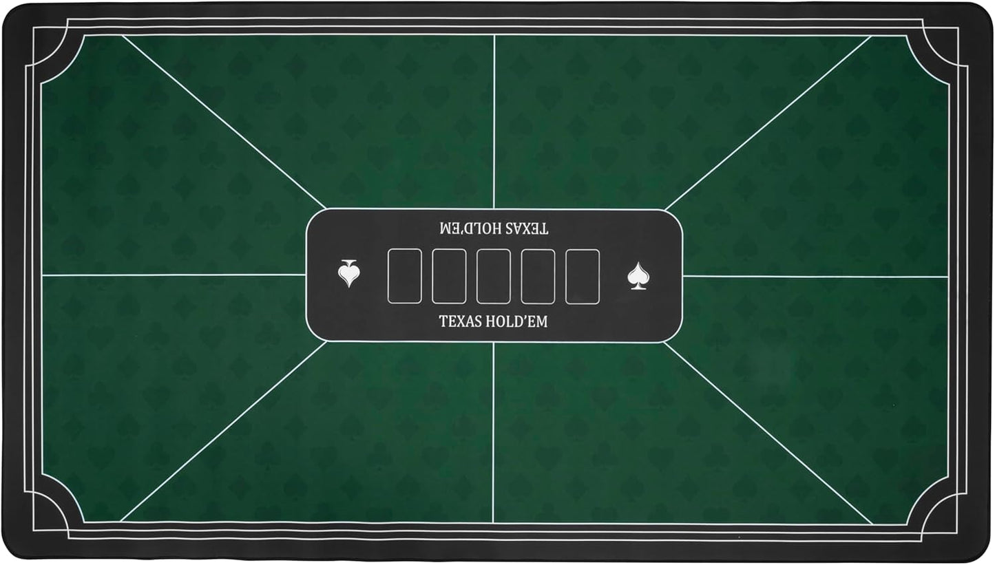 Rutschfeste Pokermatte, 320994, grün 140x80cm