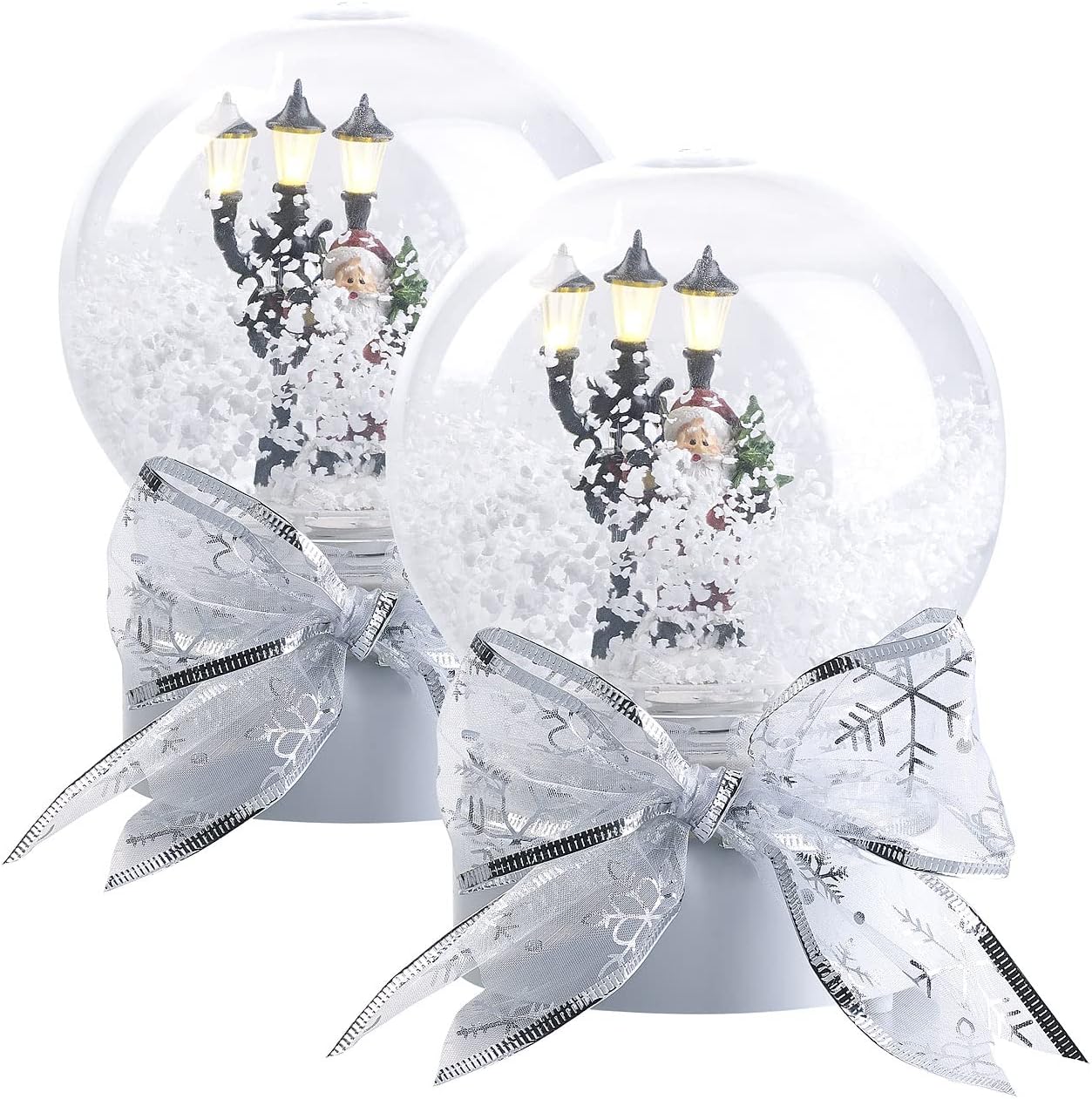 2er-Set Schneekugeln