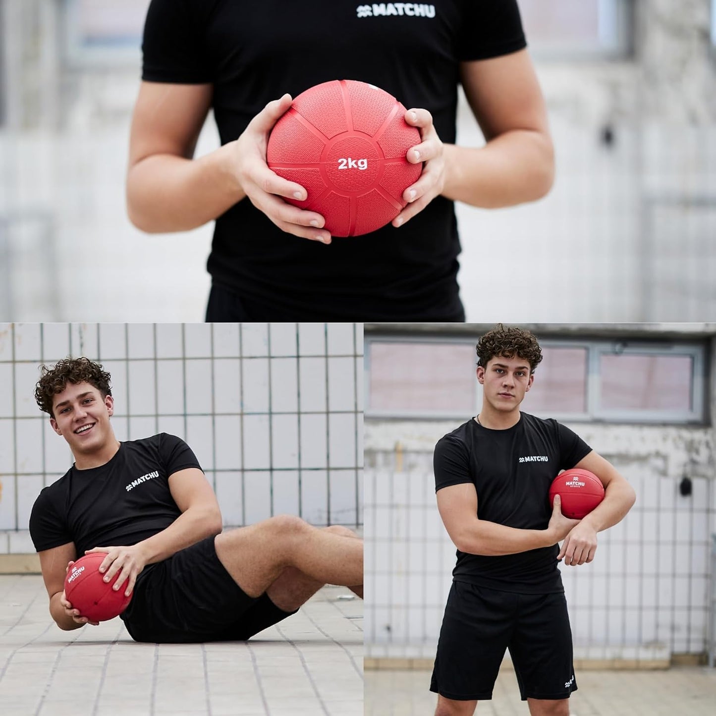 Medizinball, Rot - 2kg