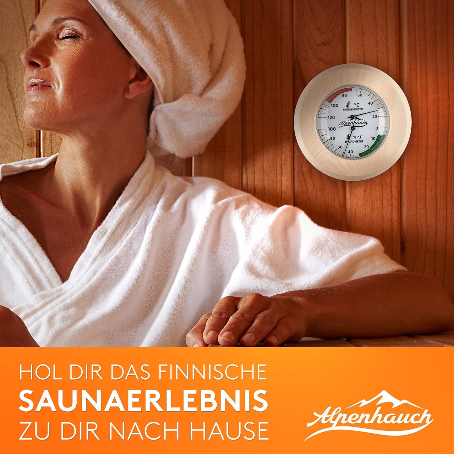 Sauna-Thermometer & Hygrometer