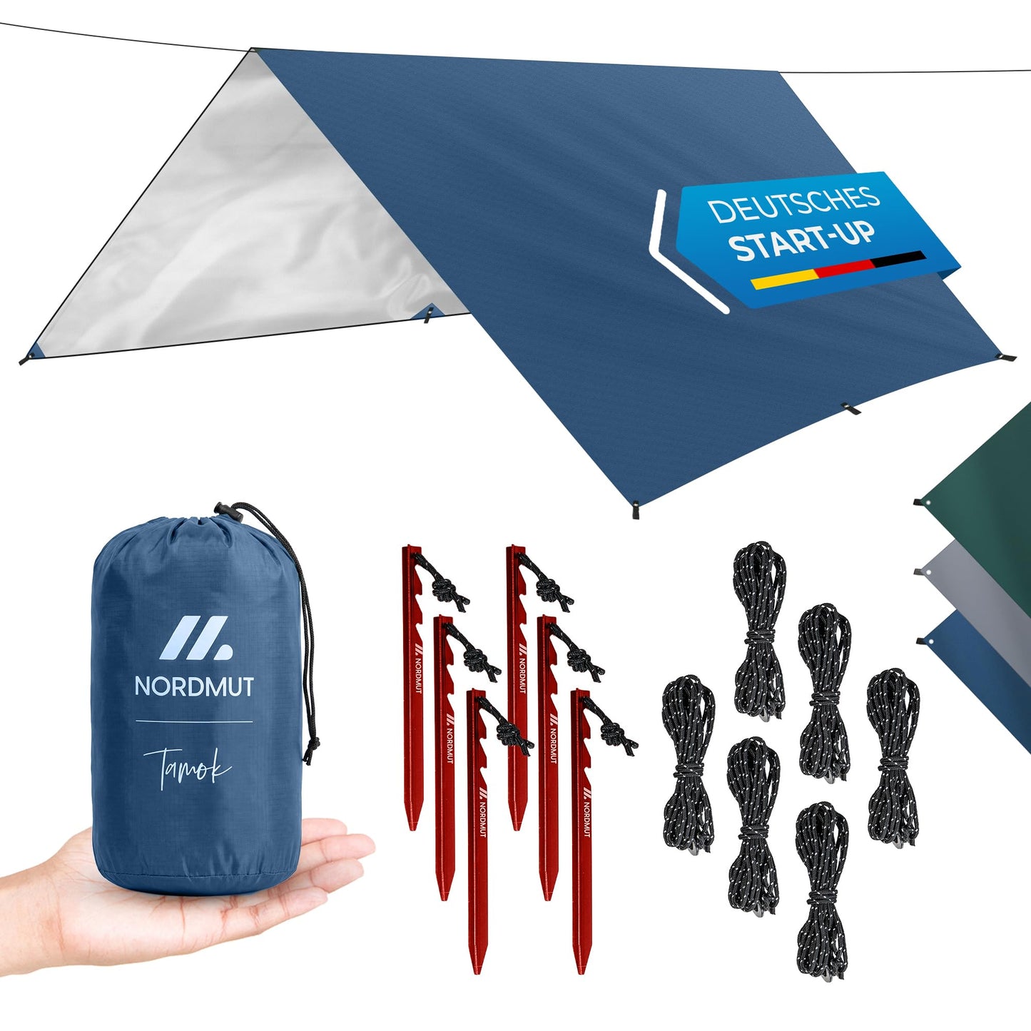 Wasserdichtes Tarp, Blau 300 x 400 cm