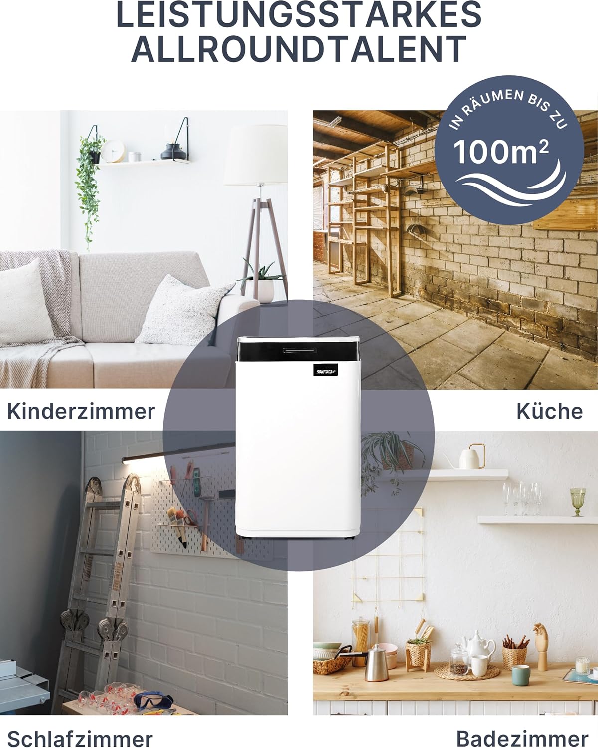 Demecto 30 eco – Luftentfeuchter, 25l / 24h