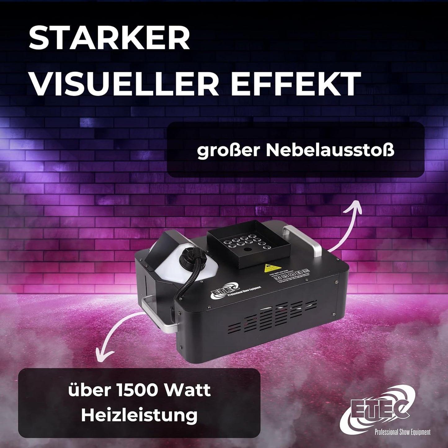 Nebelmaschine, FOG 2000 - 2000 Watt
