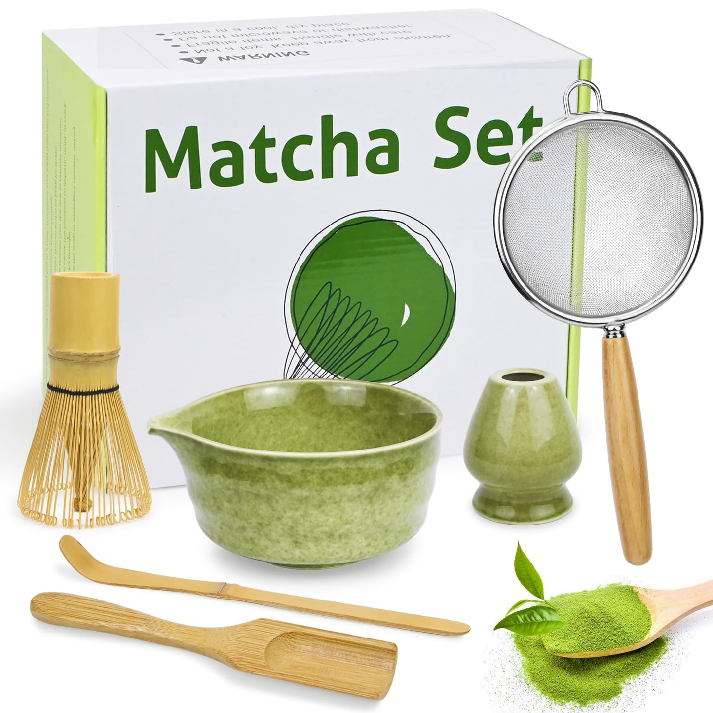 Traditionelles Matcha-Teeset (6-teilig)