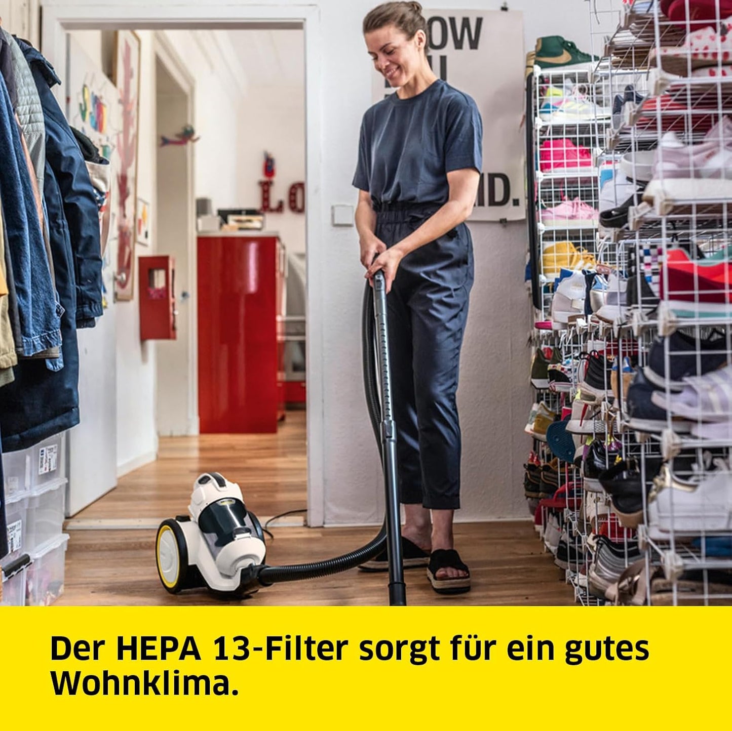 Staubsauger VC 3 beutellos mit Hepa-Filter, Beutellos