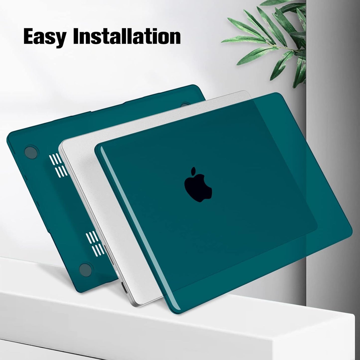 Schutzhülle für MacBook Pro 14 Zoll (2026-2021), Dunkles Cyan