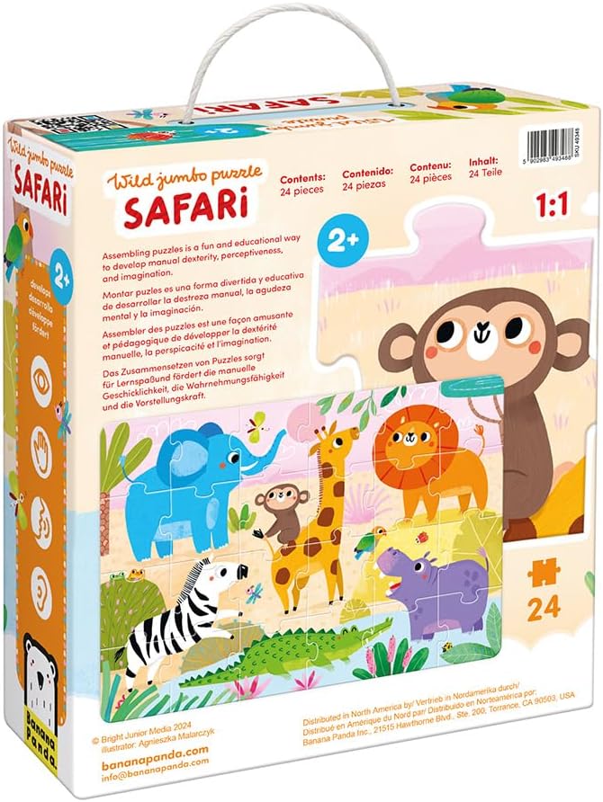 Wild Jumbo Puzzle Safari – 24-tlg.