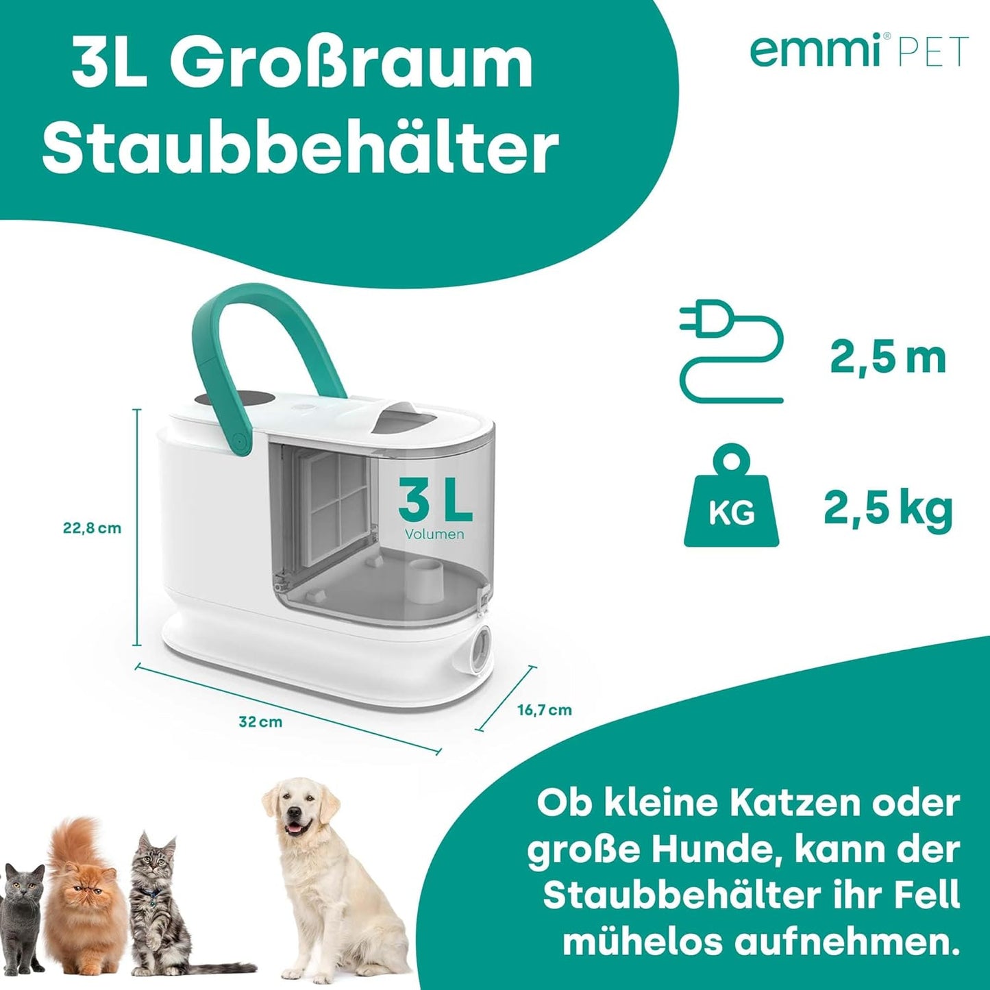 18336 8in1 Hundeschermaschine, Grooming Kit Pro
