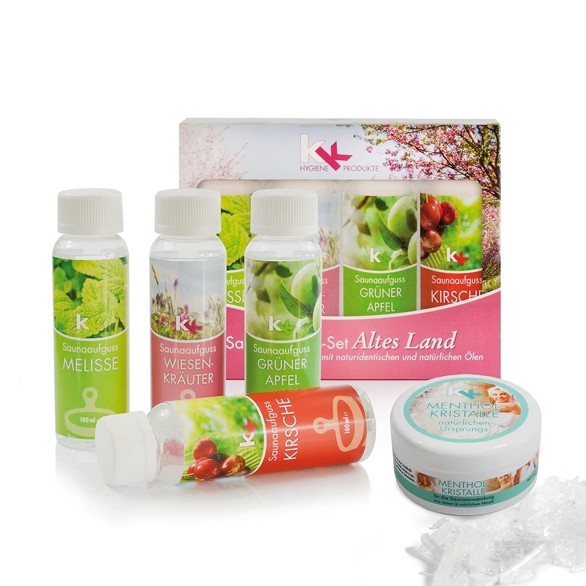 Saunaaufguss Set, Altes Land; 5 Stück (1er Pack)