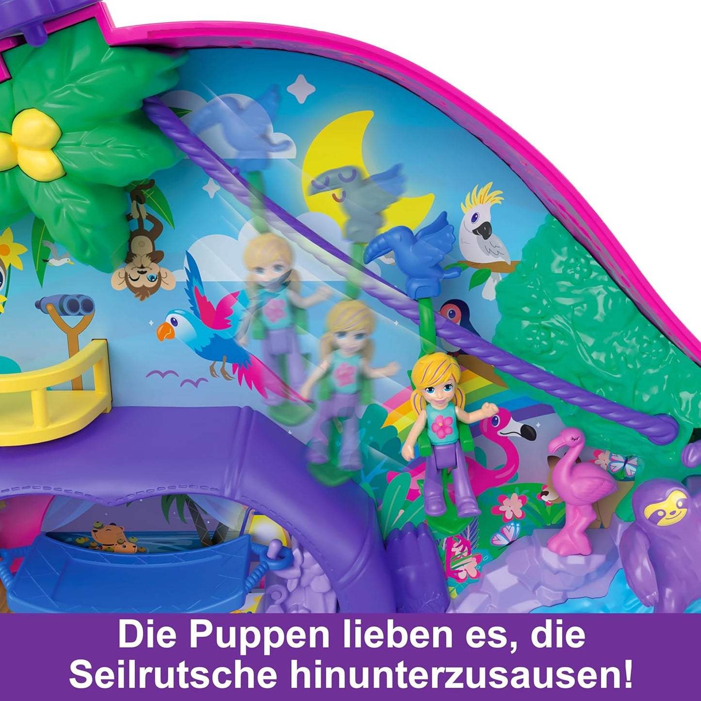 2-in-1 Taschenschatulle Faultierfamilie, Faultier