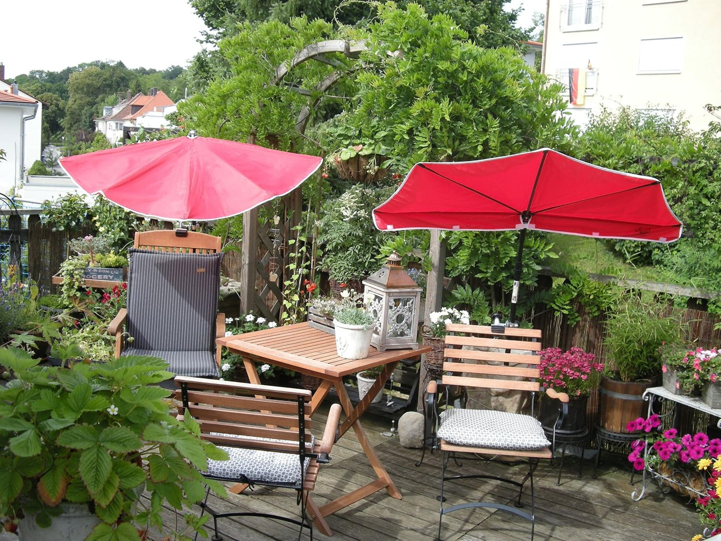 Fächerschirm Holly Shadow für Balkon