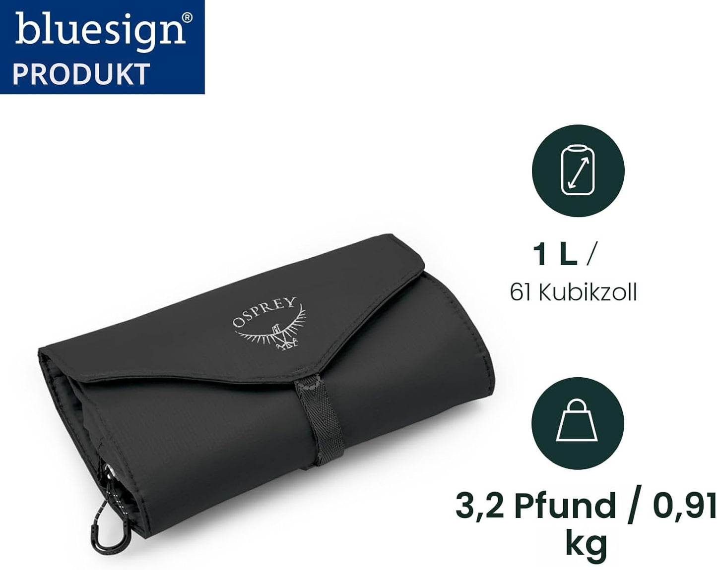 Roll Organizer, Einheitsgrösse Schwarz